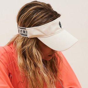 NWT FP Movement Stripe Band Visor in White